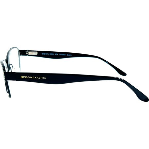 BCBG Maxazria Wynona Womens Metal Eyeglass Frame Black 52-15